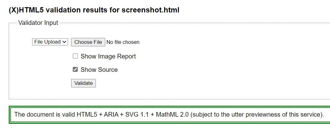 Validation Page Validation